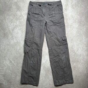 J GALT Brandy Melville Cargo Pants Women Adjustable Grey (29x30) Gray Y2K